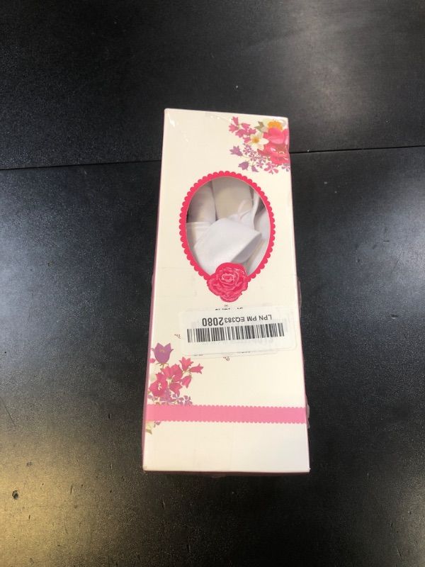 Photo 1 of *Corset not included* Kit Wedding Dress Loops Extender Adjustable Fit Satin Corset Back Kit Lace up for Women's Dress White 16 Inches