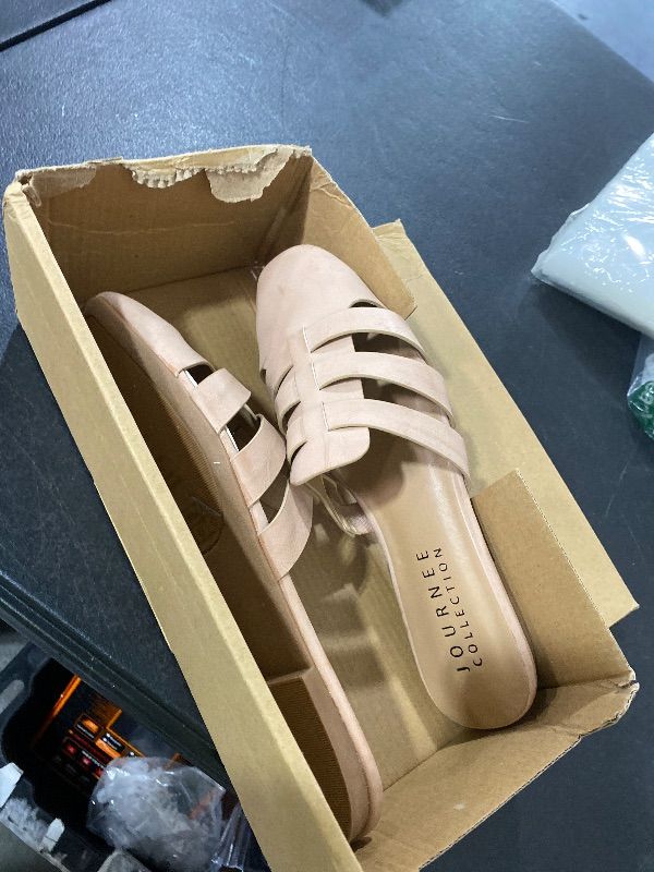 Photo 1 of Journee Collection Womens Jazybell Slip On Mules Flats 7.5