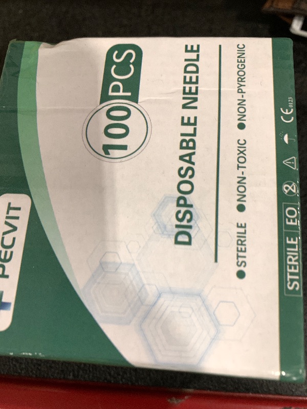 Photo 1 of 100Pack 25Ga 1.5 inch Needles Luer Lock Lab Dispensing Accessories for Measuring,Refilling Inks