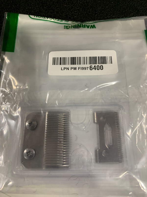 Photo 1 of 1 Pack Blade Fit for Wahl Clipper Blades Replacement,Compatible for Wahl Clipper 2 Hole Clipper Blade Replacement Blades