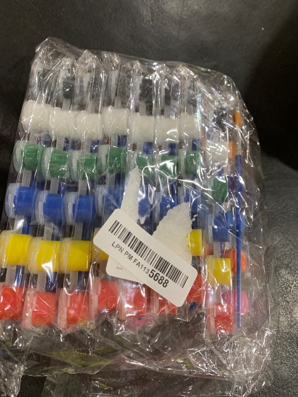 Photo 1 of 10 Pack Mini Acrylic Paint Set,12 Colors Acrylic Paints Strips for Kids&Adults Craft Paint,140 PCS Kids Painting Kit Container Strips Storage, Perfect for Home Birthday Classroom Party Favors……