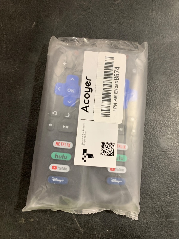 Photo 1 of (Pack of 2) Replacement Remote Control Only for Roku TV, Compatible for TCL Roku/Hisense Roku/Onn Roku/Sharp Roku/Element Roku/Westinghouse Roku/Philips Roku Smart TVs (Not for Roku Stick and Box)