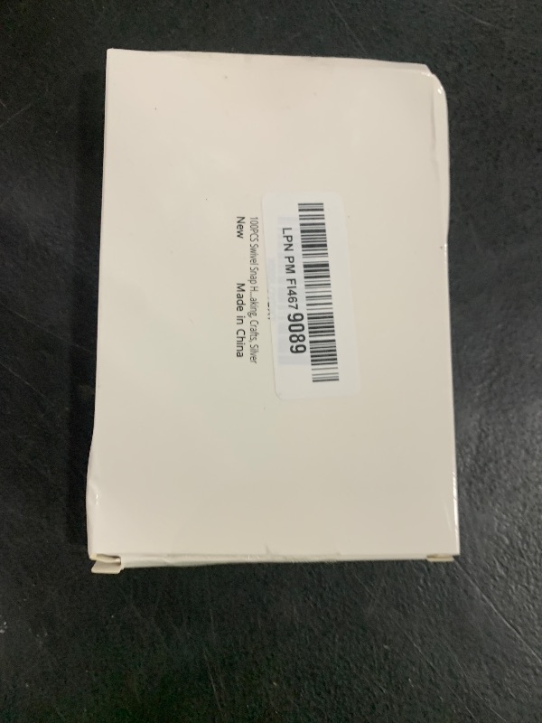 Photo 1 of 100PCS Swivel Snap Hooks with Key Rings, Premium Metal Swivel Lobster Claw Clasps Assorted Sizes (Large, Medium, Small) for Keychain Clip Lanyard, Jewelry Making, Crafts, Silver