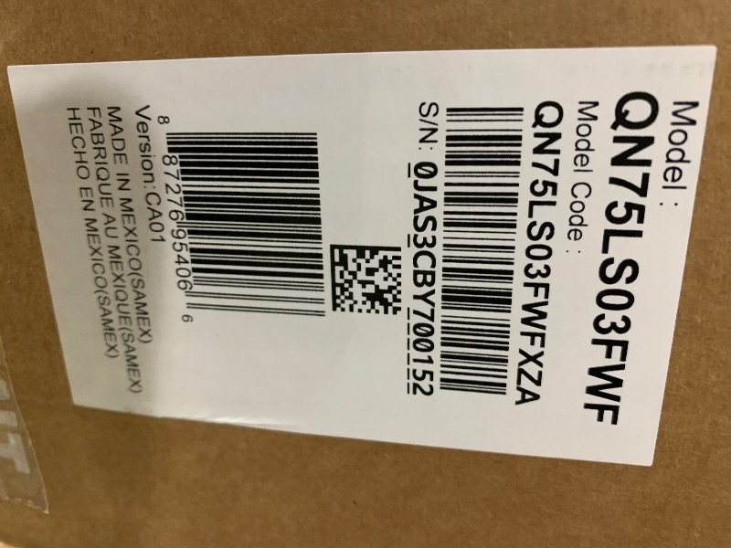 Photo 1 of Samsung 75-Inch Class The Frame Pro LS03FW 4K Neo QLED Mini LED Smart TV (2025 Model) Slim Fit Wall Mount, Modern Frame Design, Wireless One Connect, NQ4 AI Gen3 Processor, Art Mode, Alexa Built-in