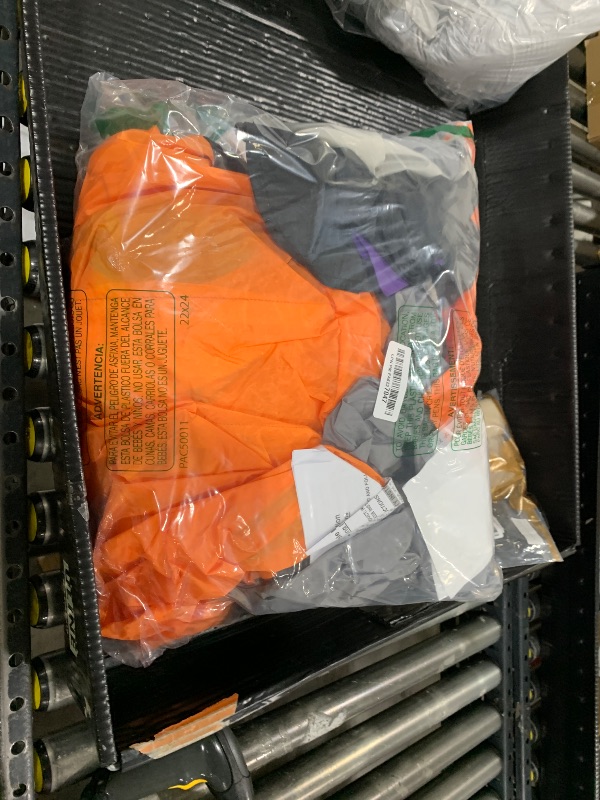 Photo 1 of 10FT Large Halloween Inflatable Decorations Skeleton Tombstone Banner, Build-in LED Lights Holiday Blow Up Yard Decoration for Halloween Holiday Party Outdoor?Garden Yard Lawn Decor