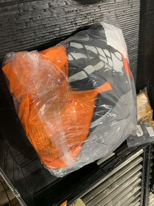 Photo 1 of 10FT Large Halloween Inflatable Decorations Skeleton Tombstone Banner, Build-in LED Lights Holiday Blow Up Yard Decoration for Halloween Holiday Party Outdoor?Garden Yard Lawn Decor