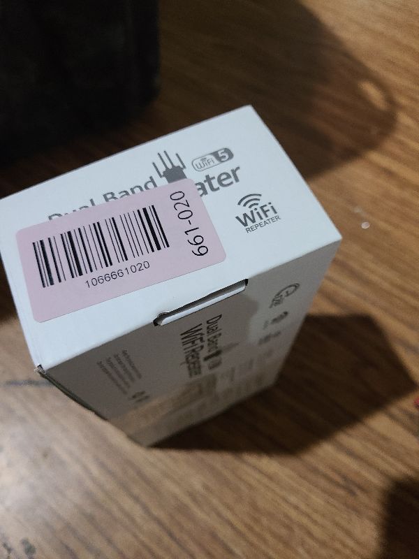 Photo 1 of 12880 Sq.Ft WiFi Extender Signal Booster, 1200Mbps WiFi Repeater, 105-Device Support, Simple Install, WiFi Extender with Wide Compatibility