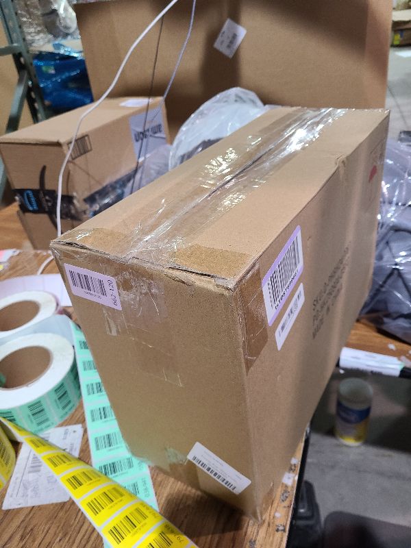 Photo 1 of 10x7x4 Shipping Boxes Set of 40, 3 Layers E Watts White Corrugated Cardboard Small Business Packing Box for Mailing, Moving