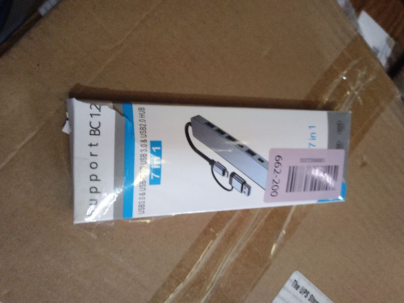 Photo 1 of ?Upgrade? USB C/USB Hub, BERLAT Aluminum 7 in 1 USB C & USB Hub with USB 3.0, USB 2.0 Ports for PC/Laptops/MacBook Pro/Air/iMac/iPad and More Devices