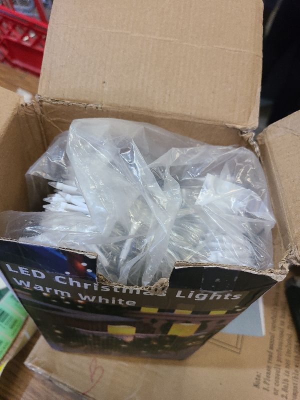 Photo 1 of 1500 LED 470FT Christmas String Lights, 12 Modes and Timer Memory Dimmable, Plug in Outdoor Waterproof Clear Wire Twinkle Fairy Light for for Xmas Yard Tree Wedding Party Outside Decor (Warm White)