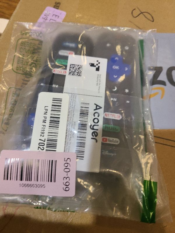 Photo 1 of (Pack of 2) Replacement Remote Control Only for Roku TV, Compatible for TCL Roku/Hisense Roku/Onn Roku/Sharp Roku/Element Roku/Westinghouse Roku/Philips Roku Smart TVs (Not for Roku Stick and Box)