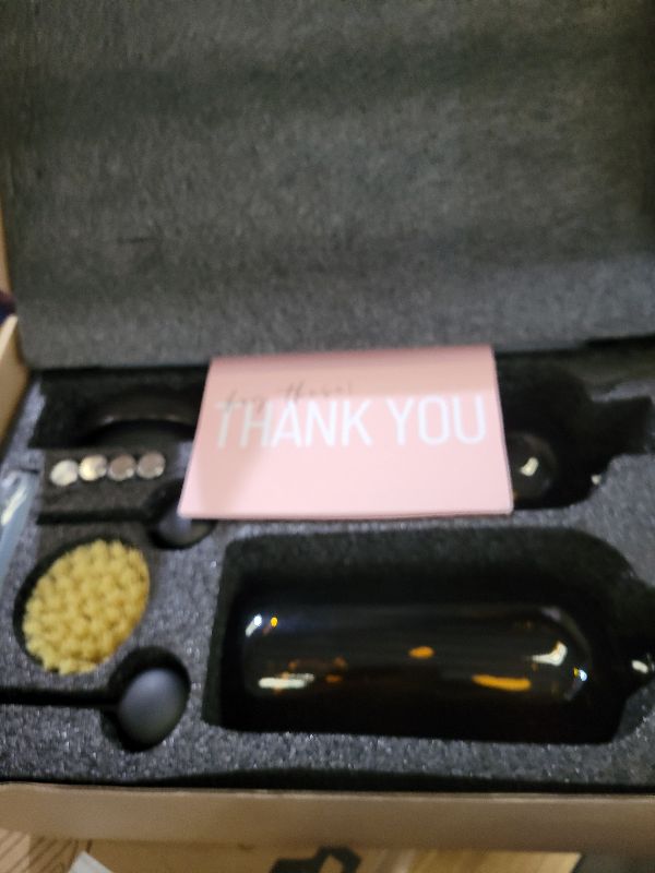 Photo 1 of [Luxury] Kitchen Soap Dispenser Set - 16OZ Amber Glass Bottle, Stainless Steel Pump, Instant Dry Tray, Waterproof Labels, Non-Slip Silicone Pad, and Dish Brush | Upgrade for Your Kitchen and Bathroom