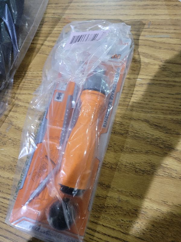 Photo 1 of 13-in-1 Ratcheting Screwdriver, 6 Double-Ended - Phillips, Slotted, U-Type/Triangle Bits, Hex Key & 1/4-Inch Nut Driver (Yellow)