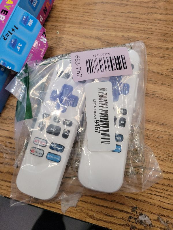 Photo 1 of (Pack of 2) Remote Control Only for TCL Onn Hisense Sharp Philips Westinghouse Insignia Element TLC Roku Smart TV Ruko Ruku Roko Remotes Replacement-1 Year Warranty
