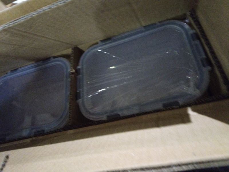 Photo 1 of [8-Pack,30 oz]Glass Meal Prep Containers,Glass Food Storage Containers,Airtight lunch Containers with Lids, Microwave, Oven, Freezer and Dishwasher