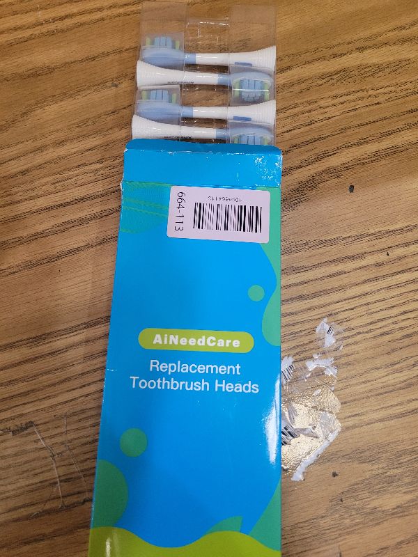 Photo 1 of 12 Pack Toothbrush Replacement Heads for Philips Sonicare, Electric Brush Heads Compatible with Phillips Sonic Snap-on Care Head (White)