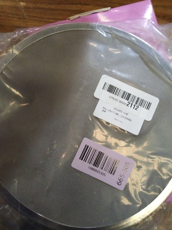 Photo 1 of 2 Pack Cookie Stencil Screen, Tool for Cookie Stenciling & Airbrushing, Use on Its Own or with a Cookie Stencil Holder, Cookie Decorating Supplies, Made with Food-Safe Stainless Steel