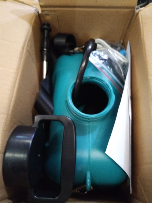 Photo 1 of 2 Gallon Battery Powered Garden Sprayer, Electric Sprayer with USB Rechargeable Handle, 3 Mist Nozzles, Retractable Wand, Water Pump Sprayers with Adjustable Shoulder Strap for Yard, Lawn and Garden
