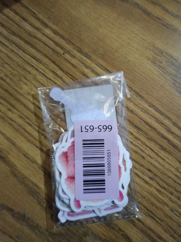 Photo 1 of 100 PCS Coquette Stickers Pink Aesthetic Stickers Pack, Holographic Thickened Vinyl Cute Stuff Water Bottle Sticker for Girls| Easier to Peel Off| Scratch & Fade Resistant| No Curling| Reusable