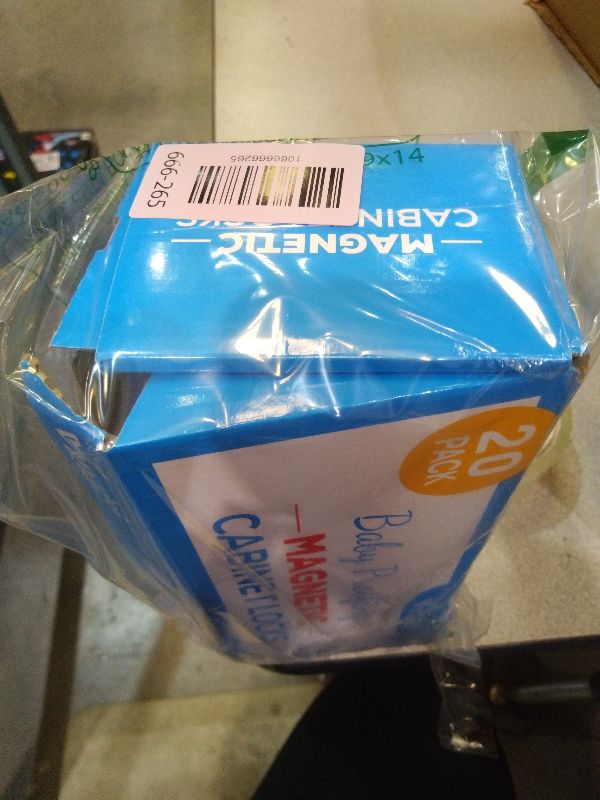 Photo 1 of 20 Pack Magnetic Cabinet Locks Baby Proofing - Vmaisi Children Proof Cupboard Drawers Latches - Adhesive Easy Installation