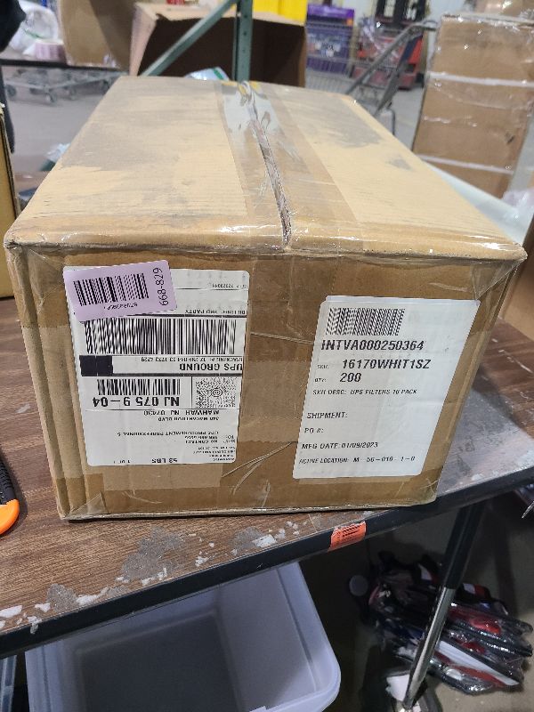Photo 1 of 200 units, 10 pack filters for face mask (2000 total)