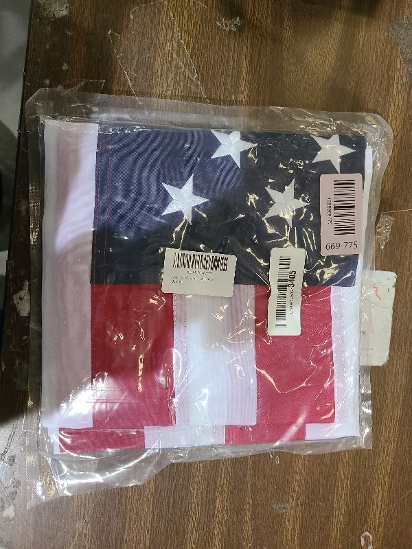 Photo 1 of 2.5×4 American Flag for Outside, Anti-Tear in Strong Winds US Flag, Durable Heavy Duty Polyester American Flags, Waterproof and Fade Resistant USA Flag for Outdoor