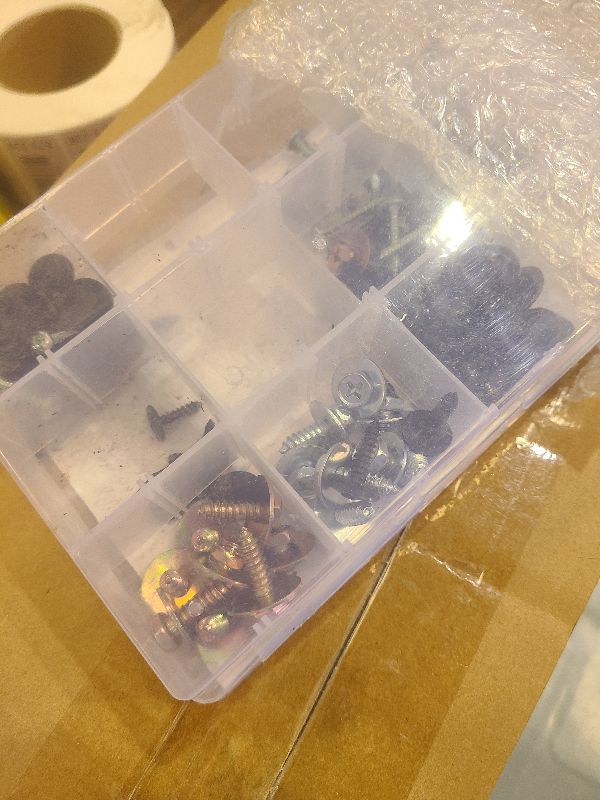 Photo 1 of 160 PCS 14 Sizes Metal Car Screw Body Bumper Hood Retainer Clips with Phillips Round Head Self Tapping Screw Assortment Kit, Automotive Trim Screws Compatible with GM Ford Porsche Toyota