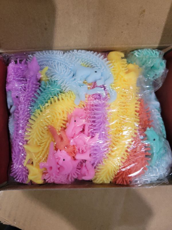 Photo 1 of 20 PCS Stretchy Fidget Toy,Colorful Stretchy Strings Fidget Toy for Children's Day Gift,Kids,Adults,Boys,Girls,Stress Relief,Calming and Relaxing Present