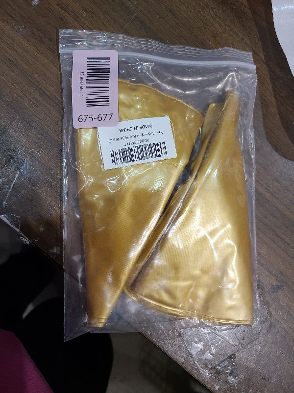 Photo 1 of 2 Pcs Golden Water Bag for Arch Stands Base, Balloon Arch Base Weights, Heavy Weight Water Bag for Wedding Birthday Party Arch Backdrop Stand, Metal Arch Frame, Thickened Water Fillable Base