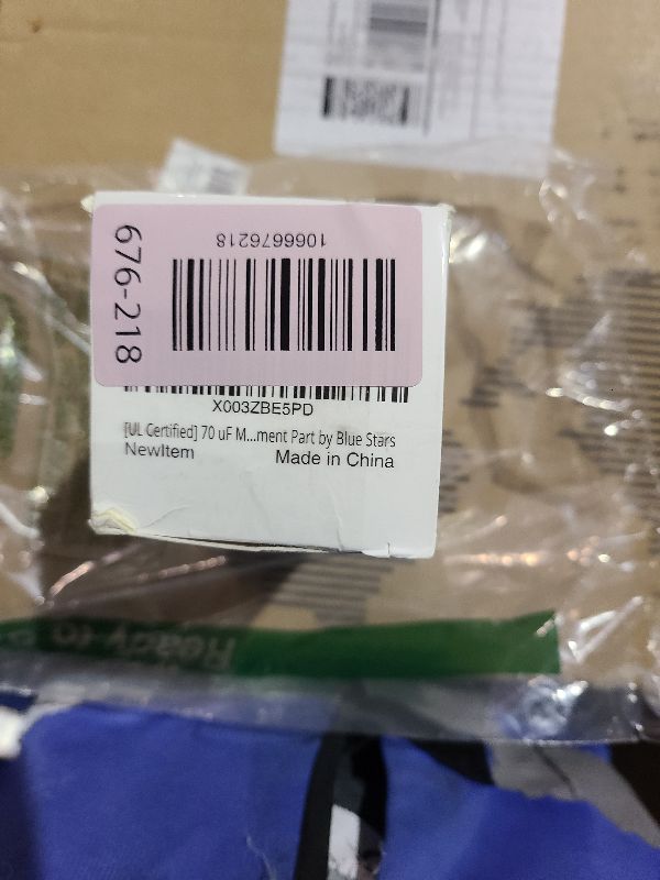 Photo 1 of [UL Certified] 70 uF MFD 370-440VAC Volts ±5% Round Run Capacitor 50/60 Hz AC Electric Replacement Part by Blue Stars