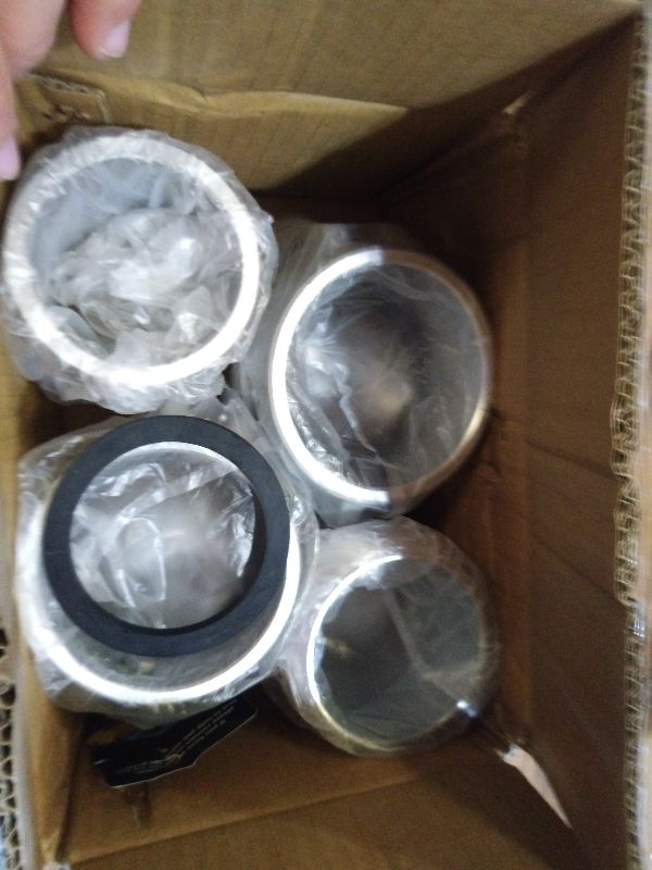 Photo 1 of 2 PCS 3" Type B Cam and Groove Hose Fittings+ 2 PCS Type F Aluminum Global Cam and Groove Hose fitting with 2 pcs Gasket Fitting (3")
