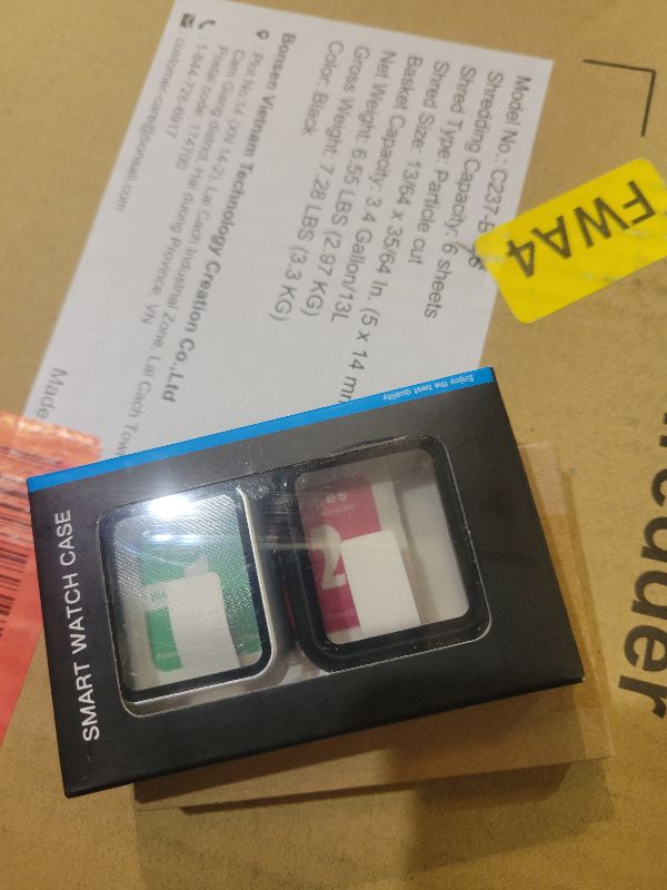 Photo 1 of 2 Pack Case with Tempered Glass Screen Protector for Apple Watch Series 3/2/1 38mm,JZK Slim Guard Bumper Full Coverage Hard PC Protective Cover HD Ultra-Thin Cover for iWatch 38mm,Black+Slver