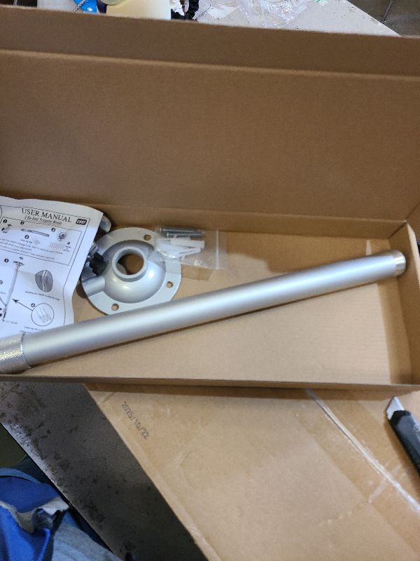 Photo 1 of 2-Be-Best Projector Mount Extendable 18-31in/46-80cm Height Projectors Ceiling/Wall Camera Mount 360° Angle Adjustable Mini Projector Ceiling Mounts Bracket Silver