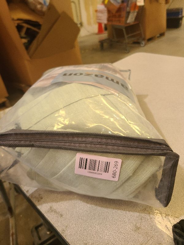 Photo 1 of 120 Inch Curtains High Ceiling Tall Curtains 2 Panels Set for Living Room Pinch Pleated with Hooks Rings Back Tab Bohemian Semi Sheer Drapes Cottage Long Large Window Drapes 120 Length Sage Green