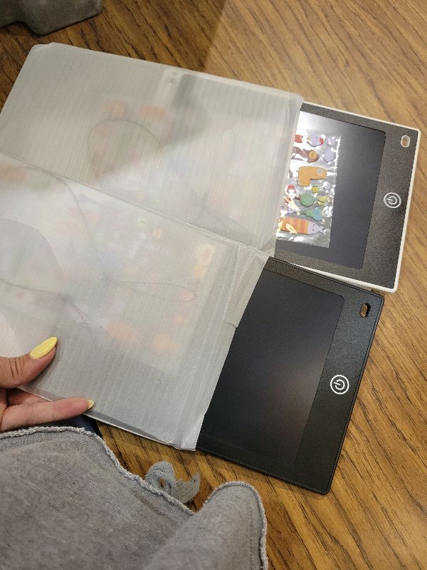 Photo 1 of [2 Pack] Genialba LCD Writing Tablet 8.5-Inch Colorful Doodle Board, Toddler Learning Educational Toys Gifts for 3-8 Years Old Girls and Boys, Electronic Drawing Pad for Kids (Black&White)