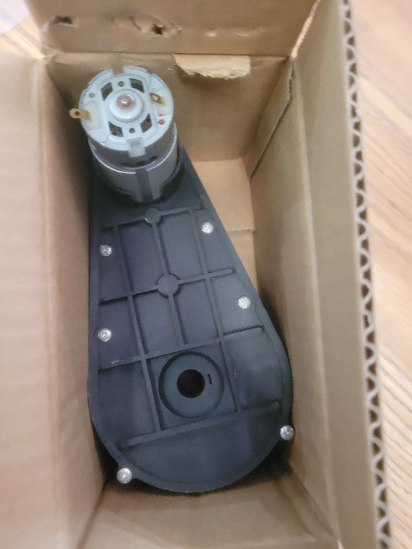 Photo 1 of 12V 550 40000RPM High Speed Steel Gears Motor Gearbox for Power Wheels Motor Upgrade,12 Volt Electric Hubs Motor Assembly Heavy Duty Gearbox for Kids Ride on Toys Car Replacement Parts