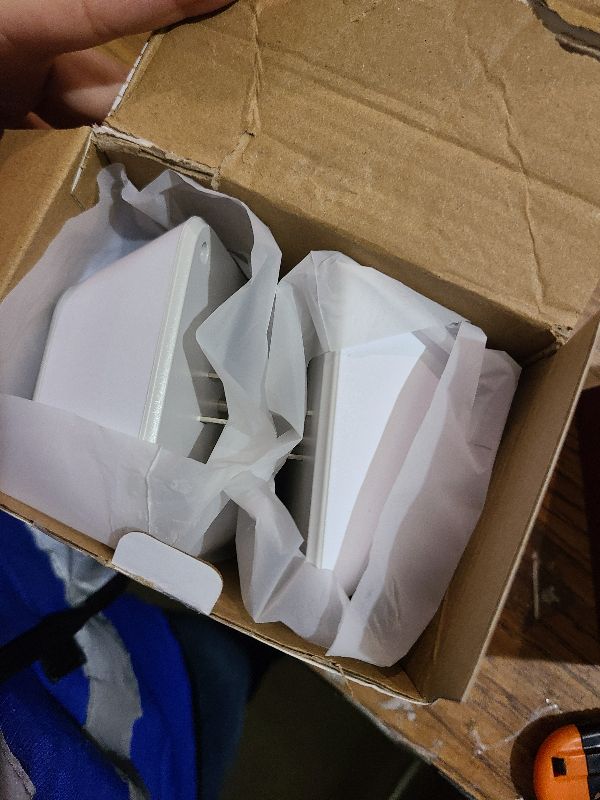 Photo 1 of 2 Pack Outlet Extender Surge Protector, 6 Outlet Splitter with 4 USB Outlet (2 USB A,2 USB C), 3Sided Power Strip with Adapter Spaced Outlets for Home, Office, Travel(White)