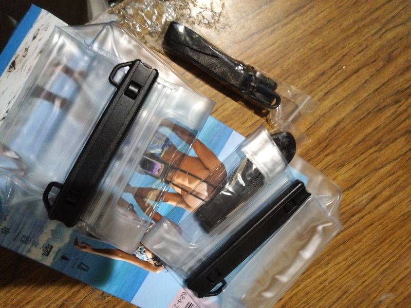 Photo 1 of 2 Pack Large Waterproof Phone Pouch, IPX8 Double Sealing Floating Waterproof Bag for iPhone 17 16 15 14 Pro Max Sumsang S25 S24 Google All Devices