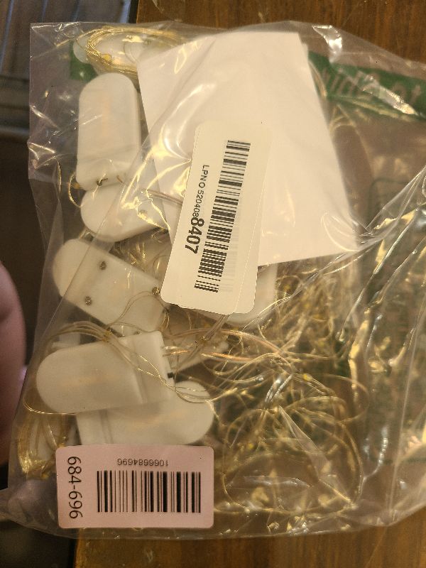 Photo 1 of 12 Pack Fairy Lights Battery Operated 7ft 20 LED Mini String Lights Twinkle Lights Silver Wire Firefly Starry Lights for Mason Jars Wedding Party Christmas Centerpiece Table Decorations, Warm White