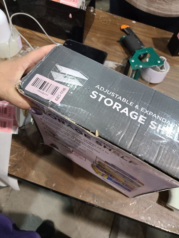 Photo 1 of 2 Pack Expandable Kitchen Wrap Organizer Rack, Height & Width Adjustable Aluminum Foil and Plastic Wrap Organizer for Pantry, Cabinet Food Wrap Organization and Storage - (3 Tier 9.8 to 15.6"L)