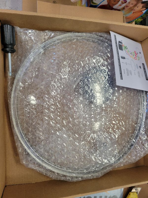 Photo 1 of 10Inch Glass Lid, Pan Cover, Tempered Glass Pot Lid with Stainless Steel Rim, Shatterproof and Heat Resistant, Clear Universal Cover for Frying Pans, Skillets (10 INCH)
