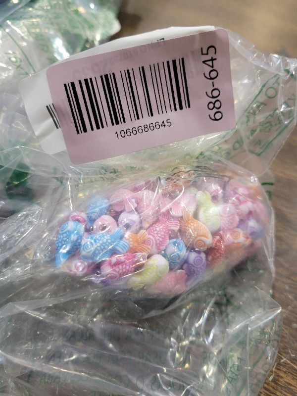 Photo 1 of 143PCS FIVEIZERO European Large Hole Beads for Jewelry Making – 12 Colors 