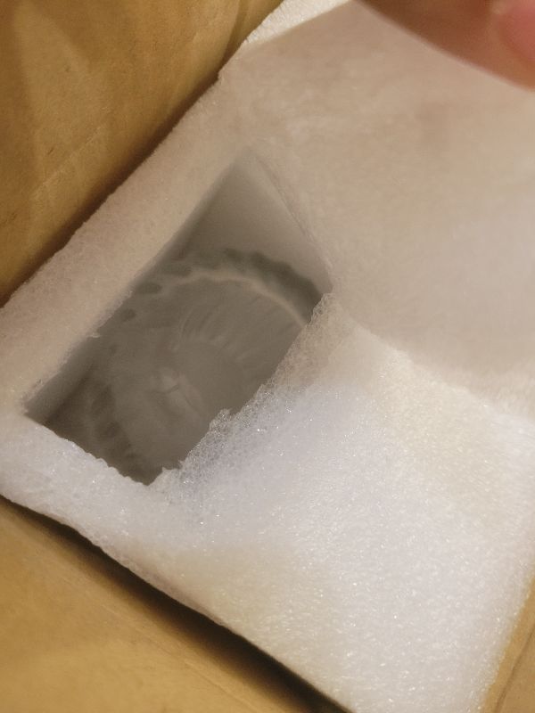 Photo 1 of 2 Piece Simple Transparent Vertical-Striped Bathroom Glass Toothbrush Cup Set