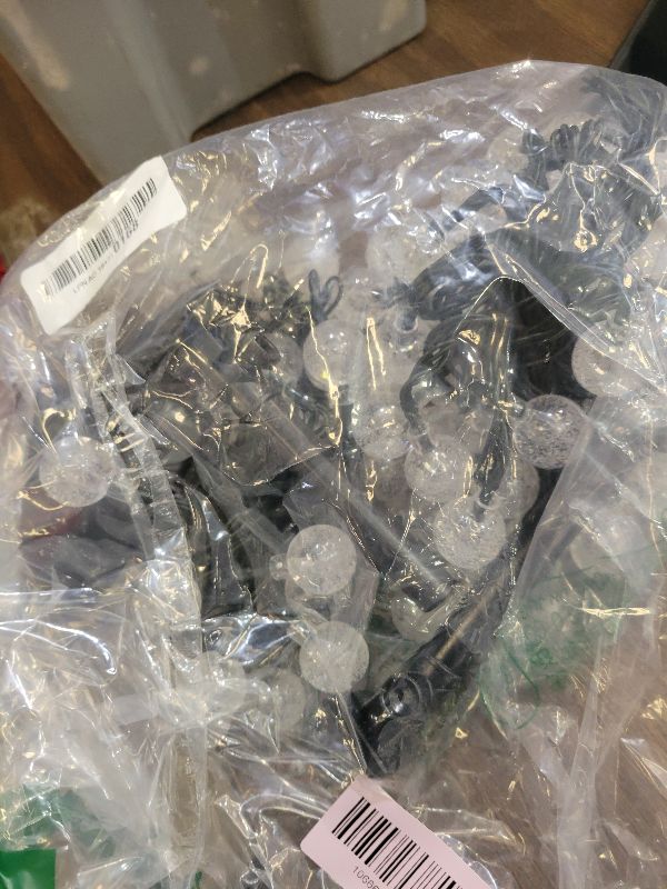 Photo 1 of 2-Pack 64FT 100 LED Crystal Globe Solar String Lights Outdoor, Waterproof Solar Lights for Outside, 8 Lighting Modes Patio Decorations for Garden Yard Wedding Porch Party Easter Tree (Warm White)