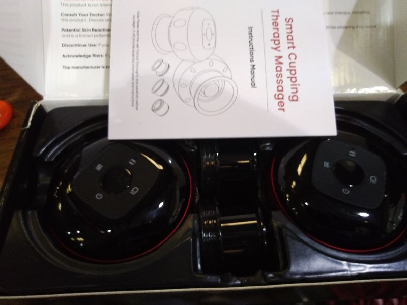 Photo 1 of 2 Pack Cupping Set, Smart Cupping Therapy Massager, 7 in 1 Red Light Cupping Therapy Set with 2 Modes for Targeted Pain Relief, Muscle Soreness,Tighter Skin,Cupping Kit with 12 Levels Suction and Heat