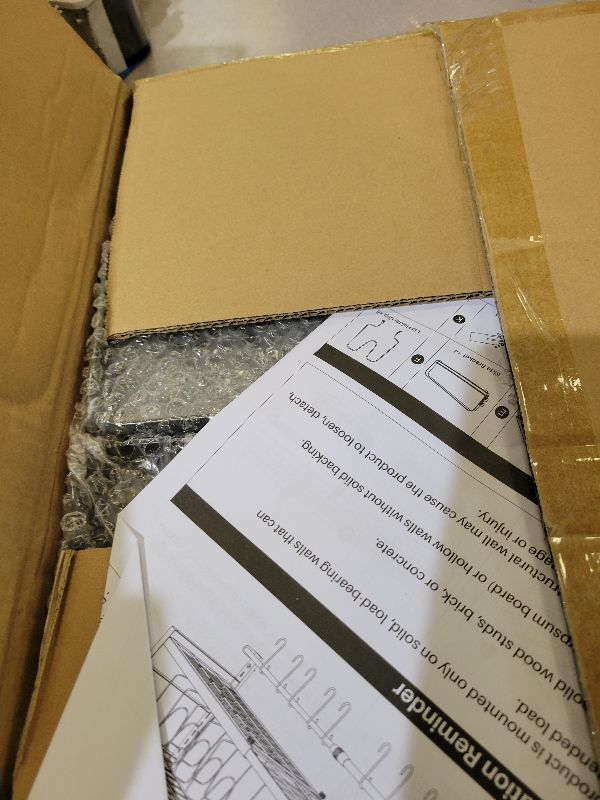 Photo 1 of 19"- 30" Expandable Hanging Pot Rack, 2 Tier Heavy Duty Wall Mounted Pots and Pans Organizer with 10 Hooks and 5 Pot Lid Holders, Pot Hanger Shelf for Kitchen Cookware Utensils Organizers and Storage