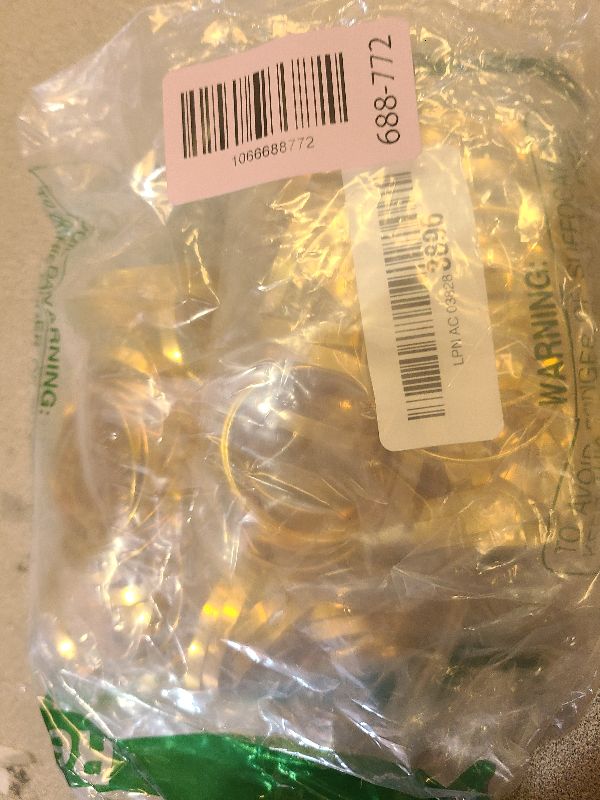 Photo 1 of 100 Pcs Gold Napkin Rings Bulk, Exquisite Round Napkin Ring Buckles, Suitable for Family Dinners, Weddings, Holiday Parties