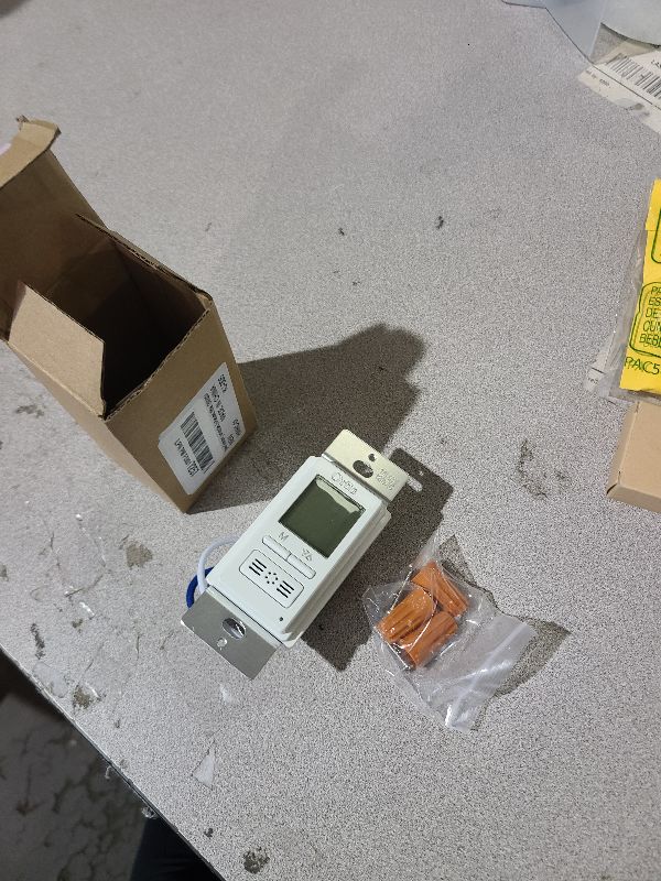 Photo 1 of [New Generation] Humidity Sensor Switch, Ortis in-Wall Bathroom Fan Automated Control Switch, Air Moisture Detection, Neutral Wire Required, White, 120V/220V