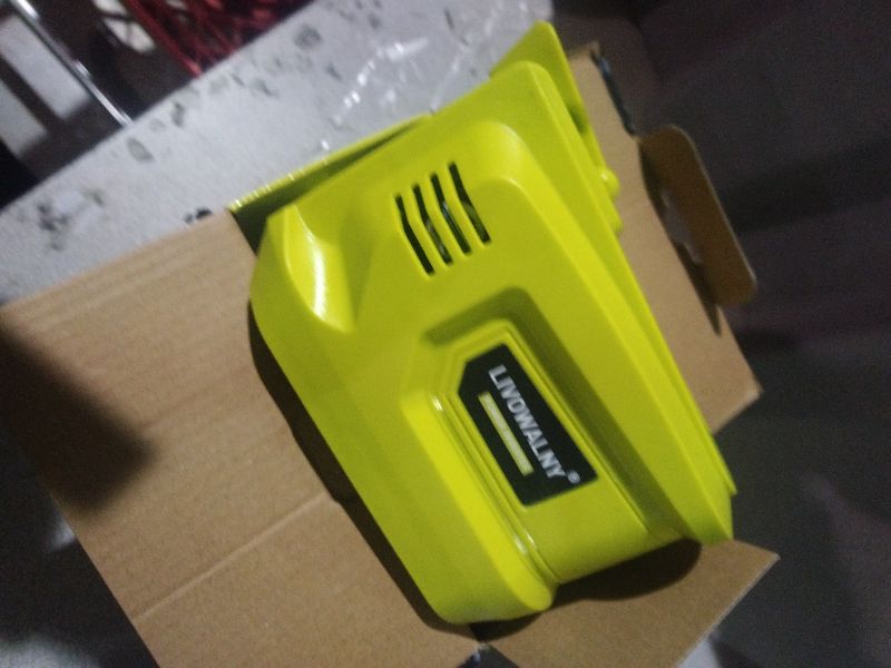 Photo 1 of 200W Real Power Inverter Compatible with Ryobi 18V, DC 18V to AC 110-120V Battery Inverter, LIVOWALNY Power Station Generator, Charger Adapter Battery Powered Outlet with 2 USB & 1 Type-C & 1 AC