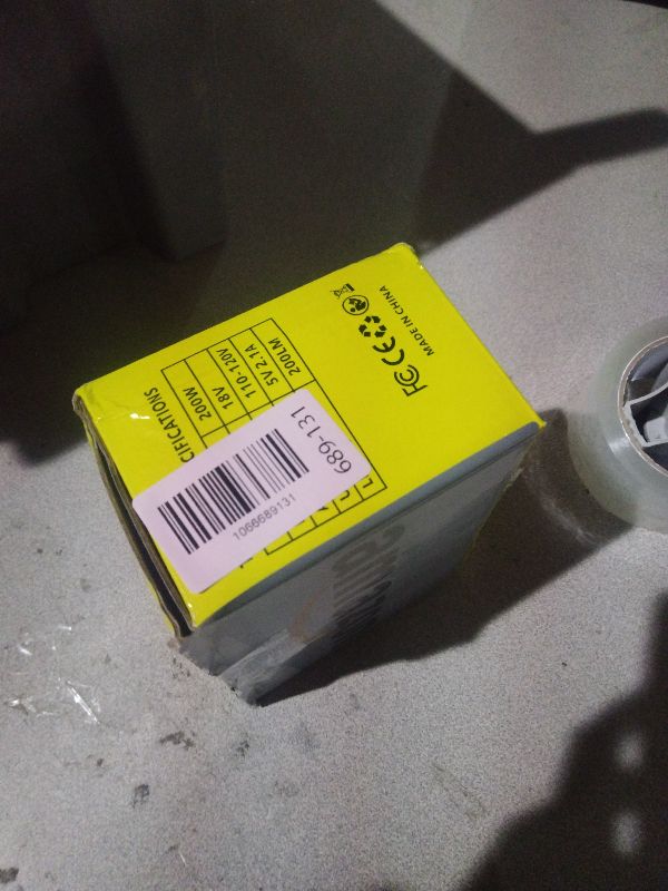 Photo 1 of 200W Real Power Inverter Compatible with Ryobi 18V, DC 18V to AC 110-120V Battery Inverter, LIVOWALNY Power Station Generator, Charger Adapter Battery Powered Outlet with 2 USB & 1 Type-C & 1 AC